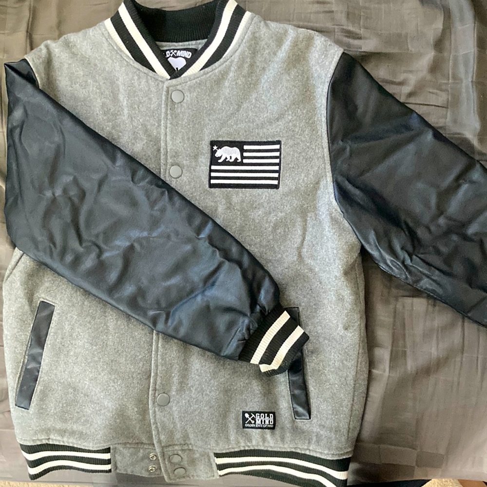 Gold Mind Varsity Jacket